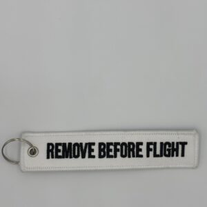 Haft biały – REMOVE BEFORE FLIGHT